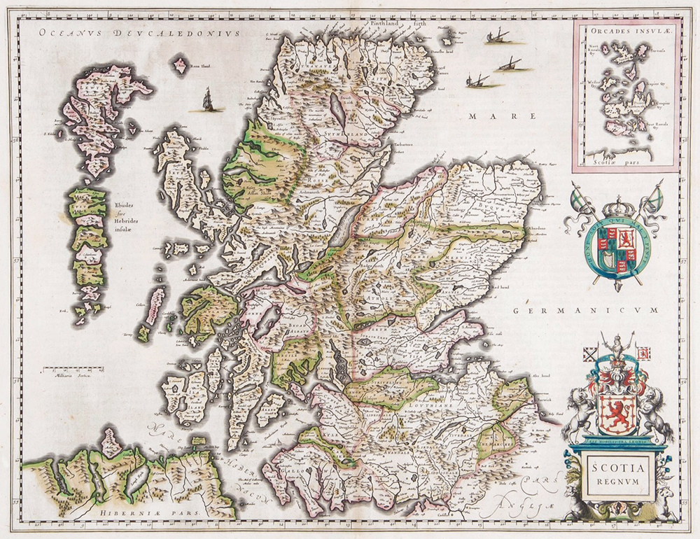 Map of Scotia Regnum